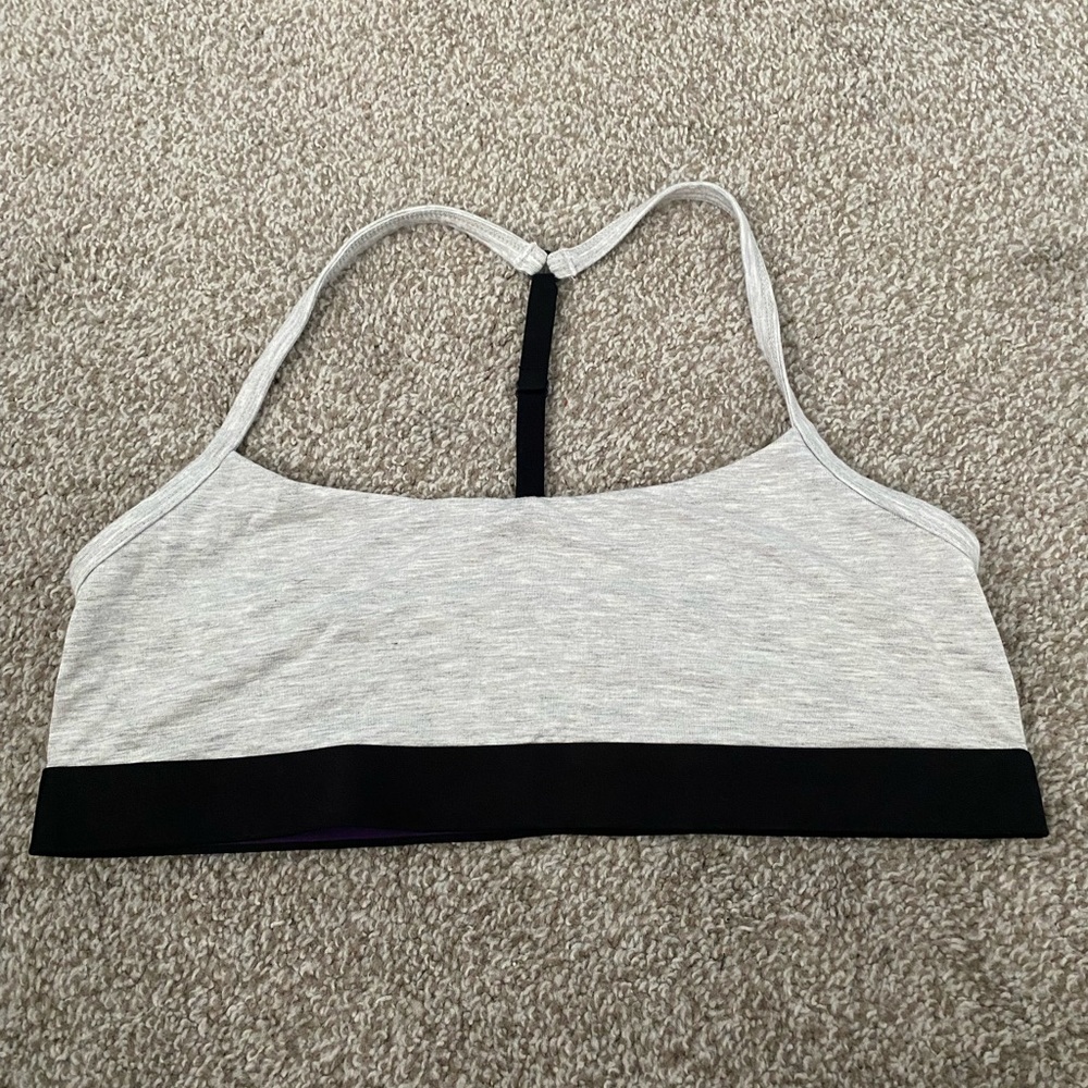 MeUndies Heather Grey T-Back Bralette